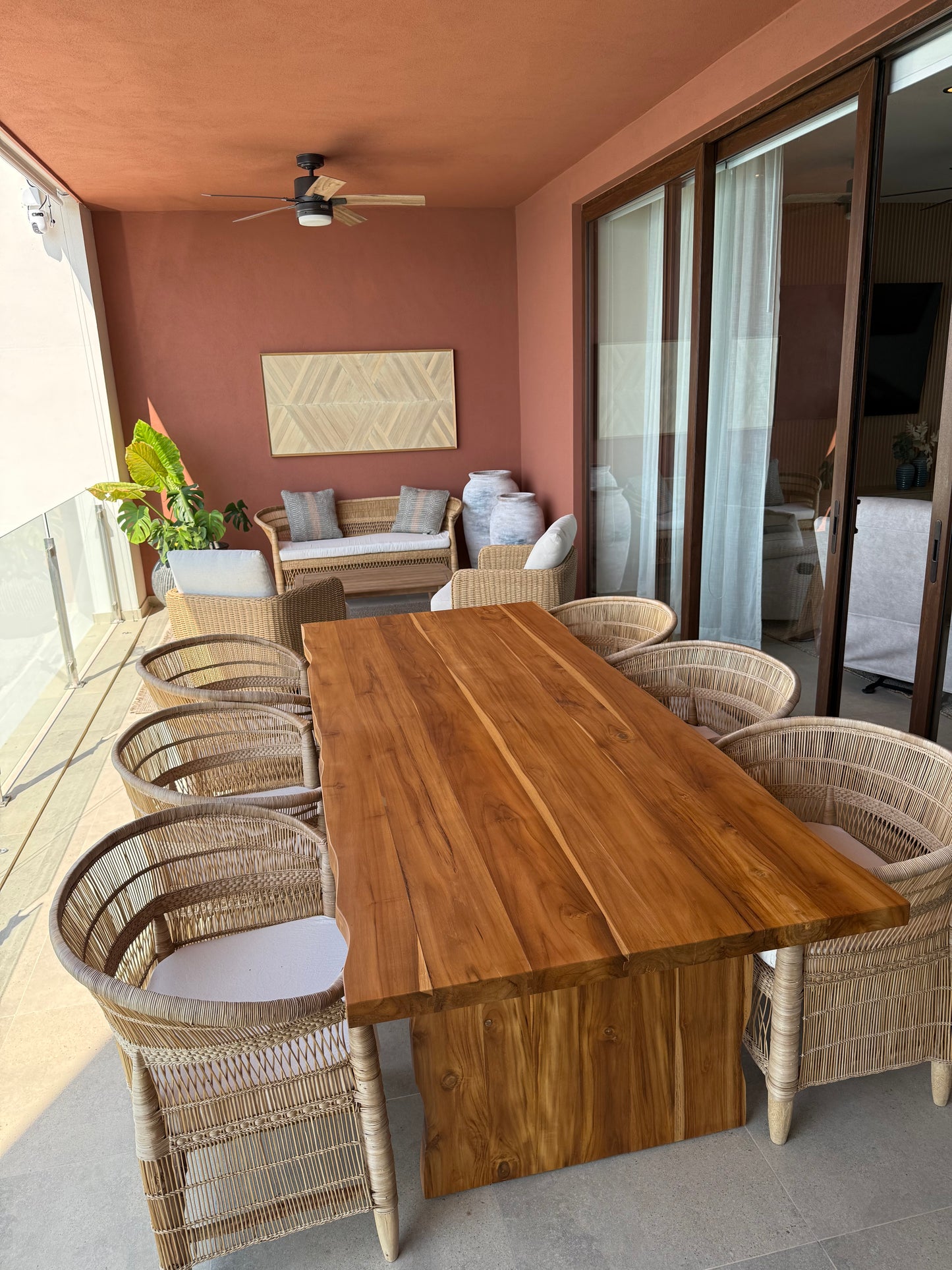 Sillon Triple Rattan Africa